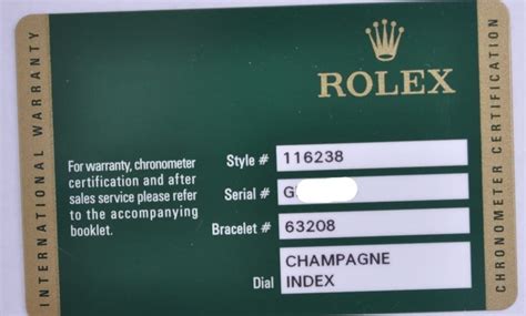 rolex warranty card serial and model numbers|rolex new warranty card.